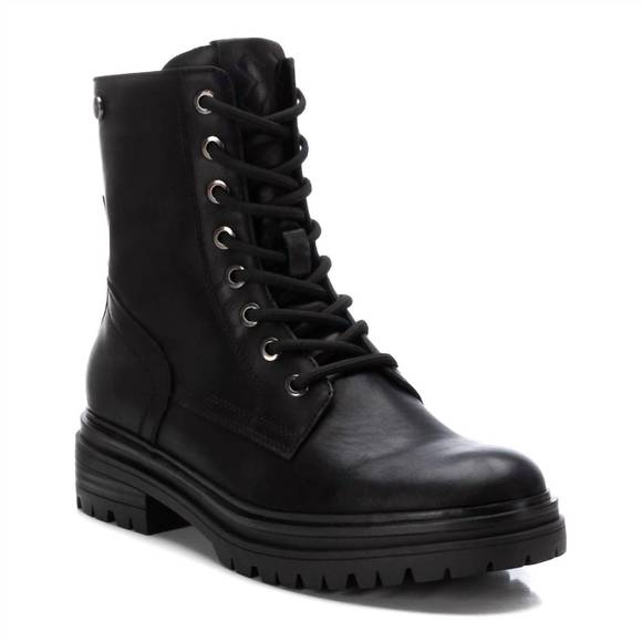 NEW XTI women's combat booties in black - Picture 2 of 5